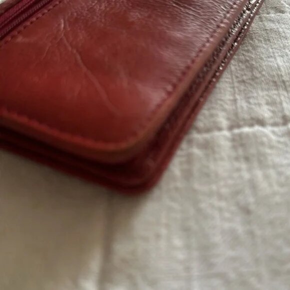Hobo International Red Leather Wallet - Picture 7 of 7
